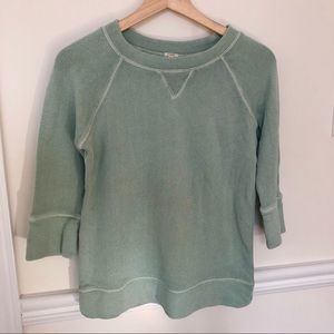 J. CREW 3/4 length sleeves sweater